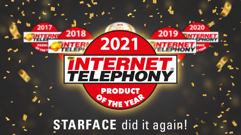 STARFACE wins the Internet Telephony Award 2021 again for winning product of the year