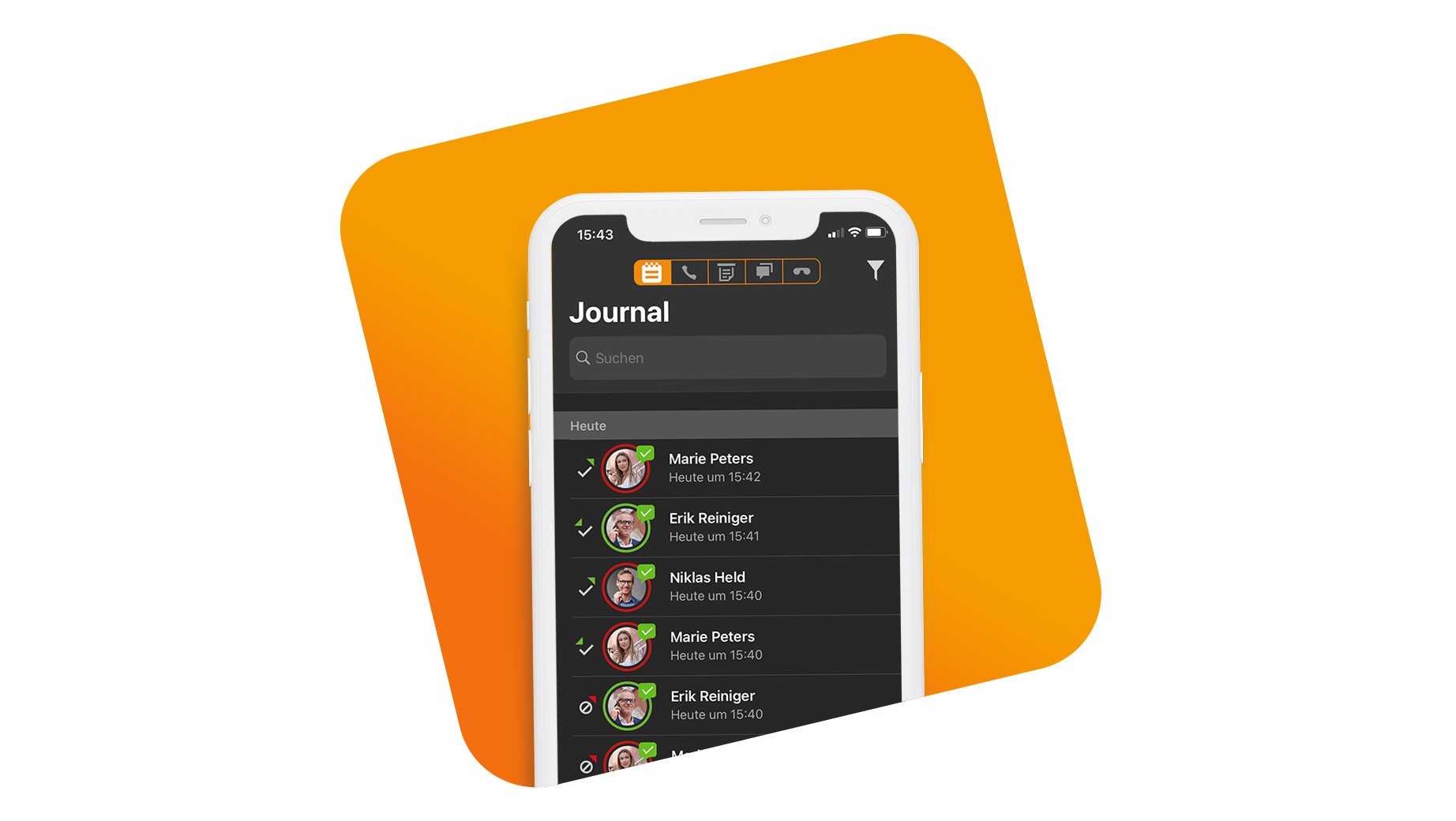 starface mobile app journal