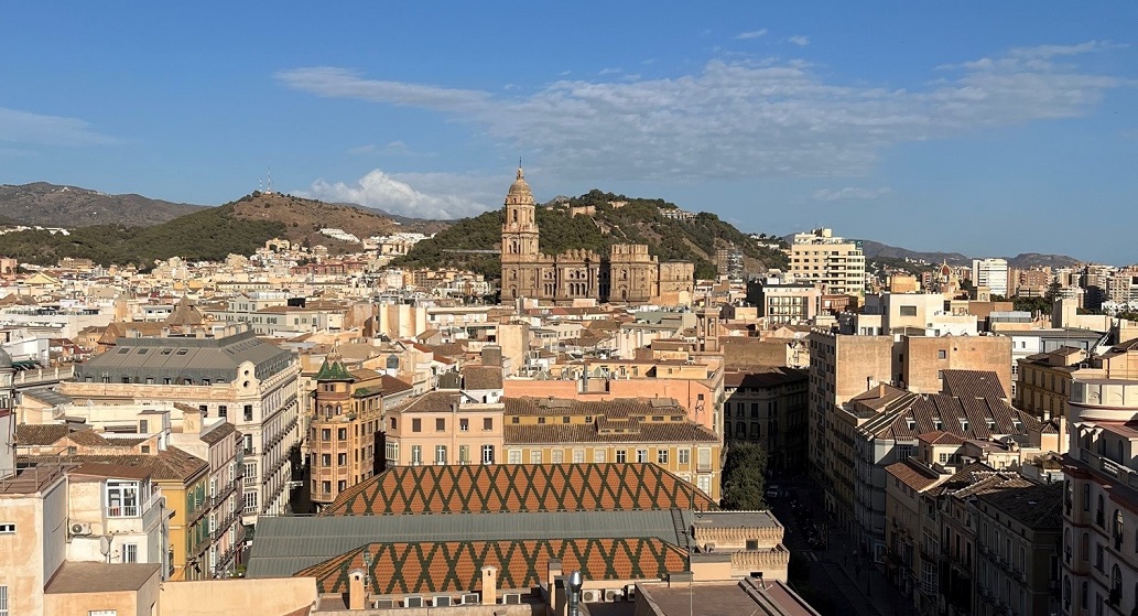 Blick über Malaga