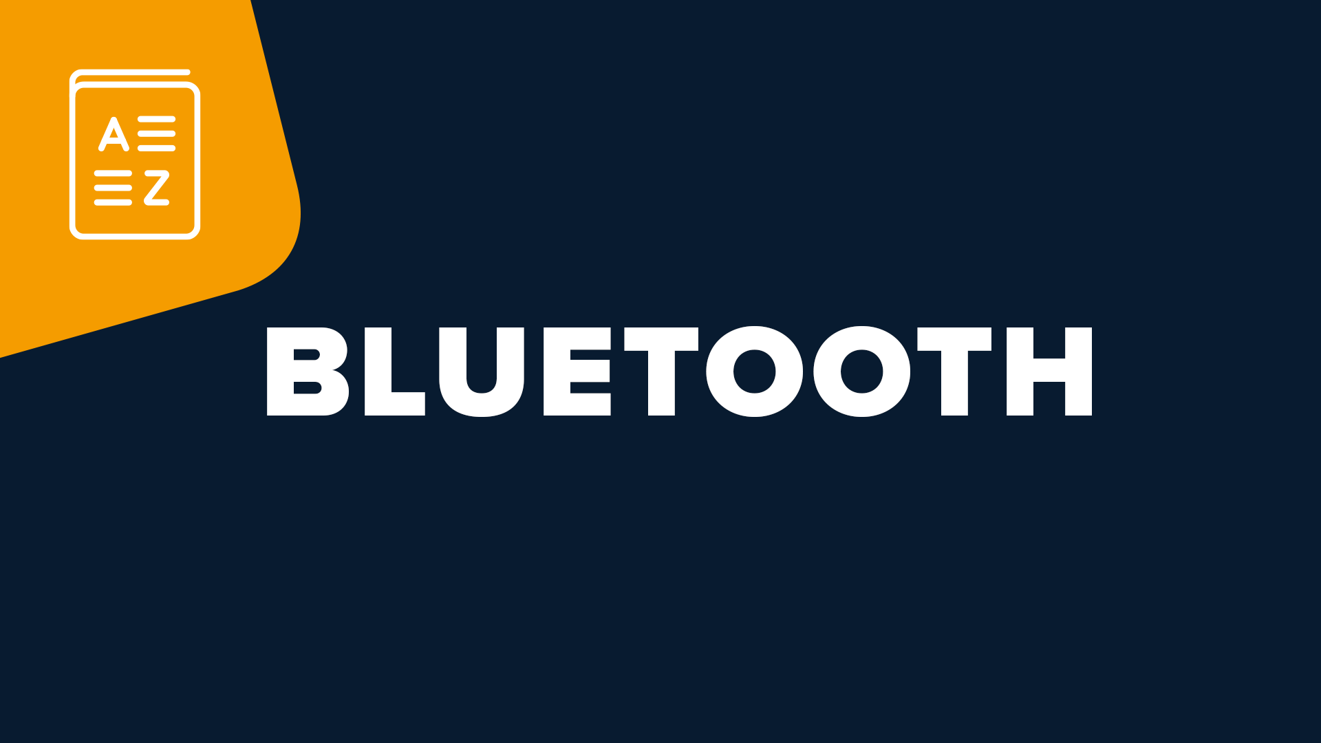 bluetooth glossareintrag