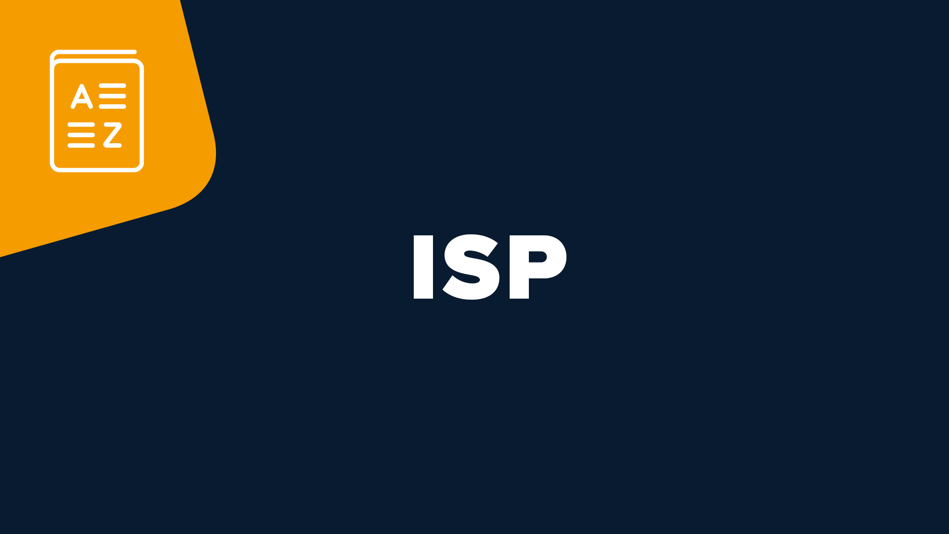 internet service provider (isp) glossareintrag