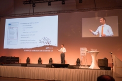 Benedikt Kantus (Product Manager bei STARFACE) bei der Vorstellung des neuen STARFACE Release 6.4